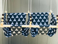 100% Cotton Twin Babies Fabric Swing.  Double Indoor/Outdoor Baby/Toddler Swing with a Pillow