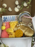 Teen Girl Gift Box | Cute Spa & Accessories Set | Hair Clips, Jewelry Box, Sleep Mask, Bath Bombs | Gift for Girls