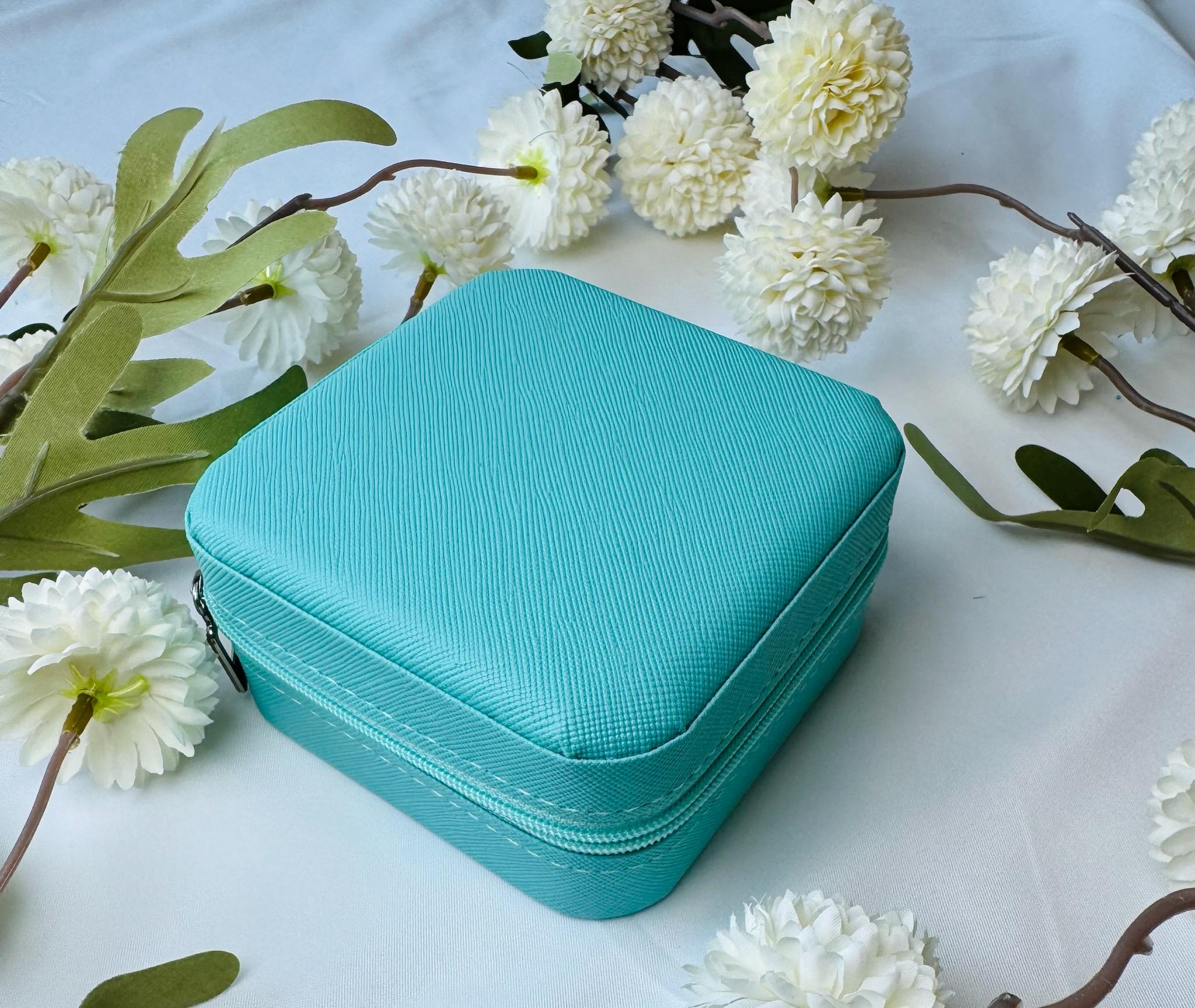 Whimsical Blue & Pastel Girls Gift Box – Cute Accessories, Plush Notebook, Hair Scrunchies