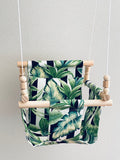 Outdoor Hawaiian Jungle Tropical Fabric Baby Swing Hammock Shipped in 3 days Customize it
