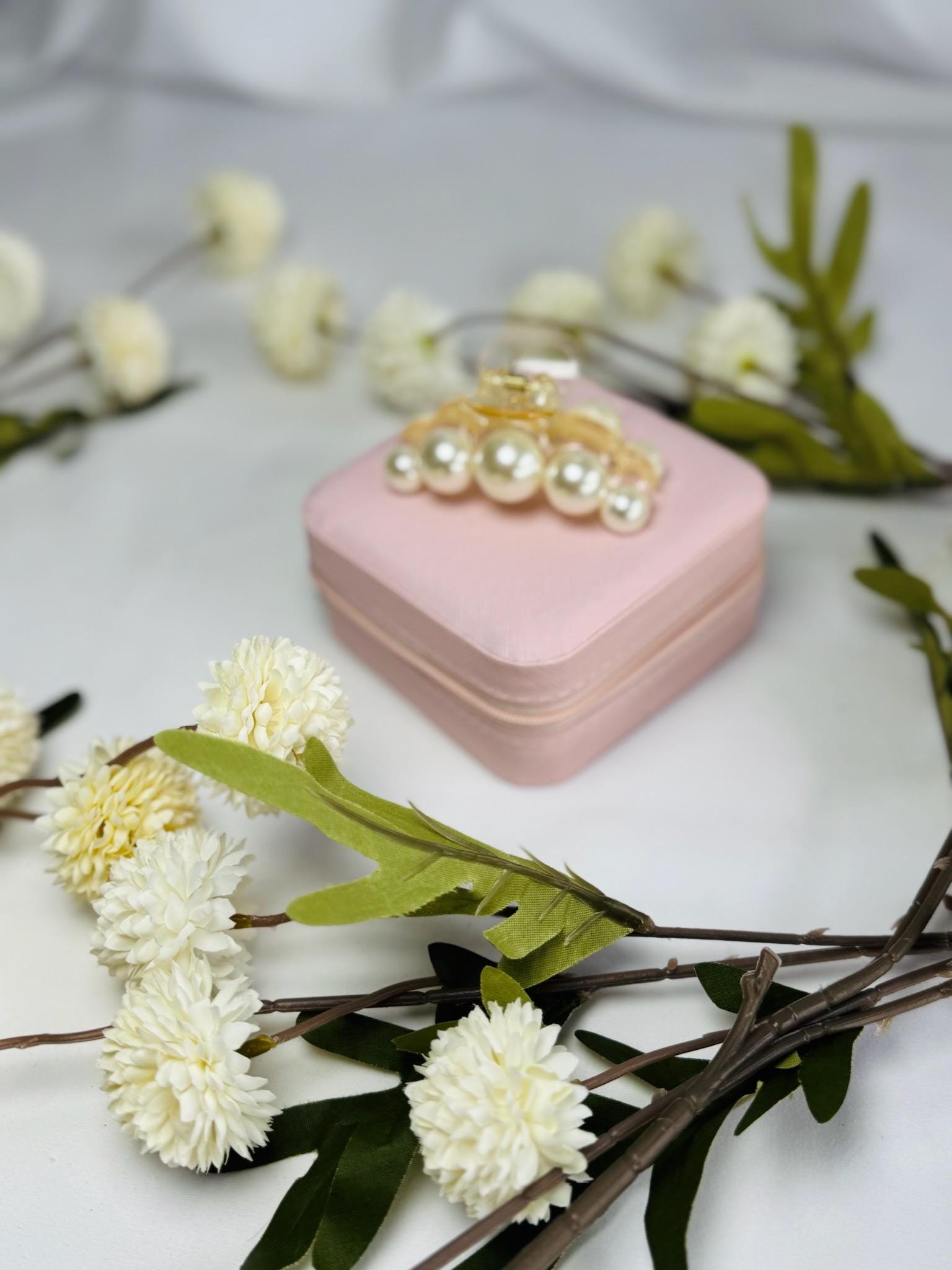 Cute Pink and Purple Spa Gift Box – Jewelry Organizer Self-Care Kit