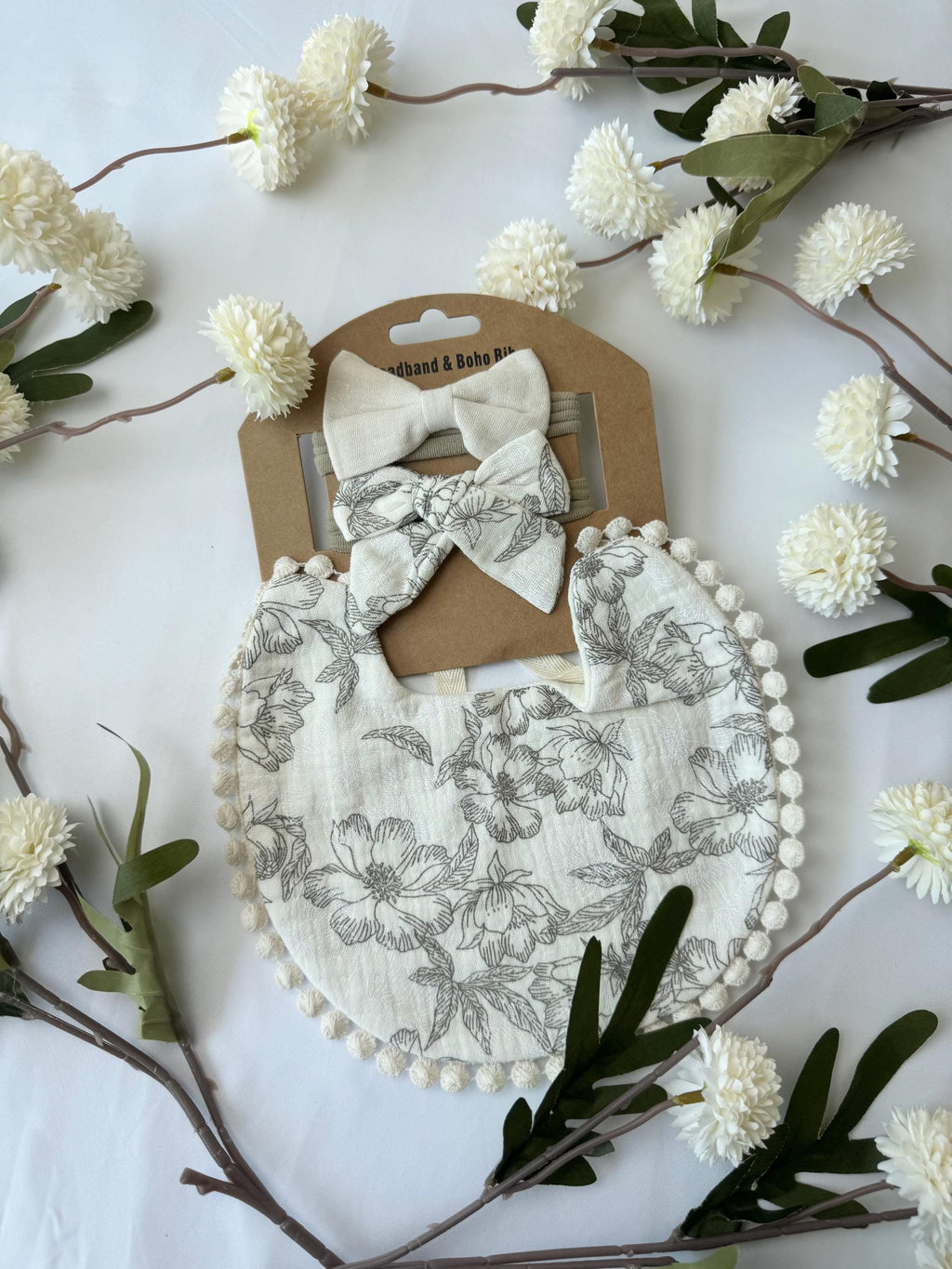 Neutral Baby Gift Box | Organic Baby Shower Gift Set | Newborn Outfit, Sweater, Wooden Teether, Crochet Bunny and  Accessories