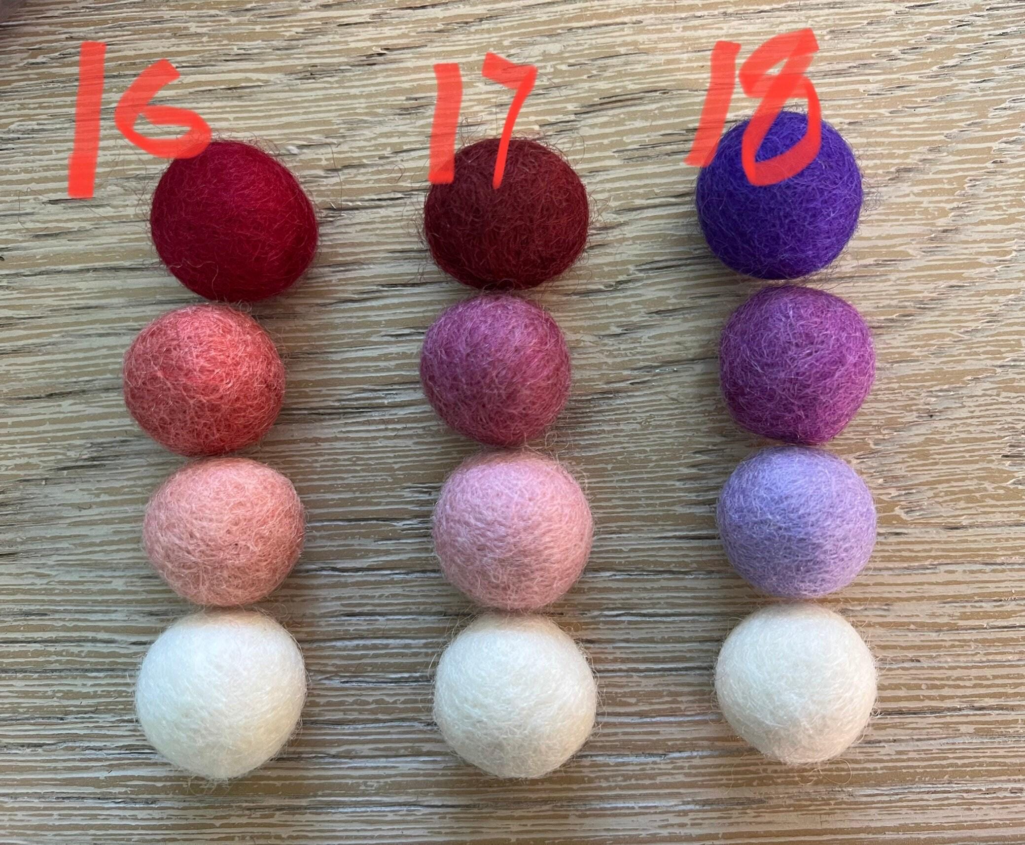 Monochrome felt wool ball mobile, pom pom mobile, felt pom pom mobile, felt ball mobile, minimalist mobile, boho nursery decor