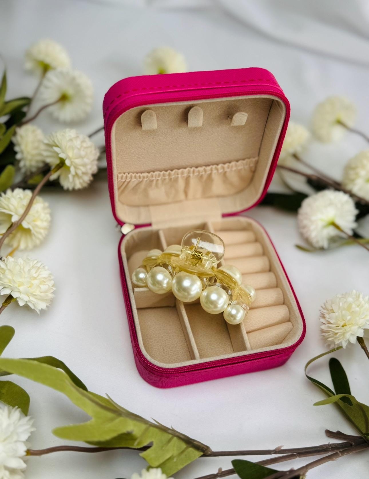 Teen Girl Gift Set | Cute Hair Clips, Scrunchie, Jewelry Box & Bath Bombs | Pamper Kit