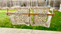 Twin Babies Fabric Swing. WEATHERPROOF Outdoor Garden Baby Swing with pillow and playing beads