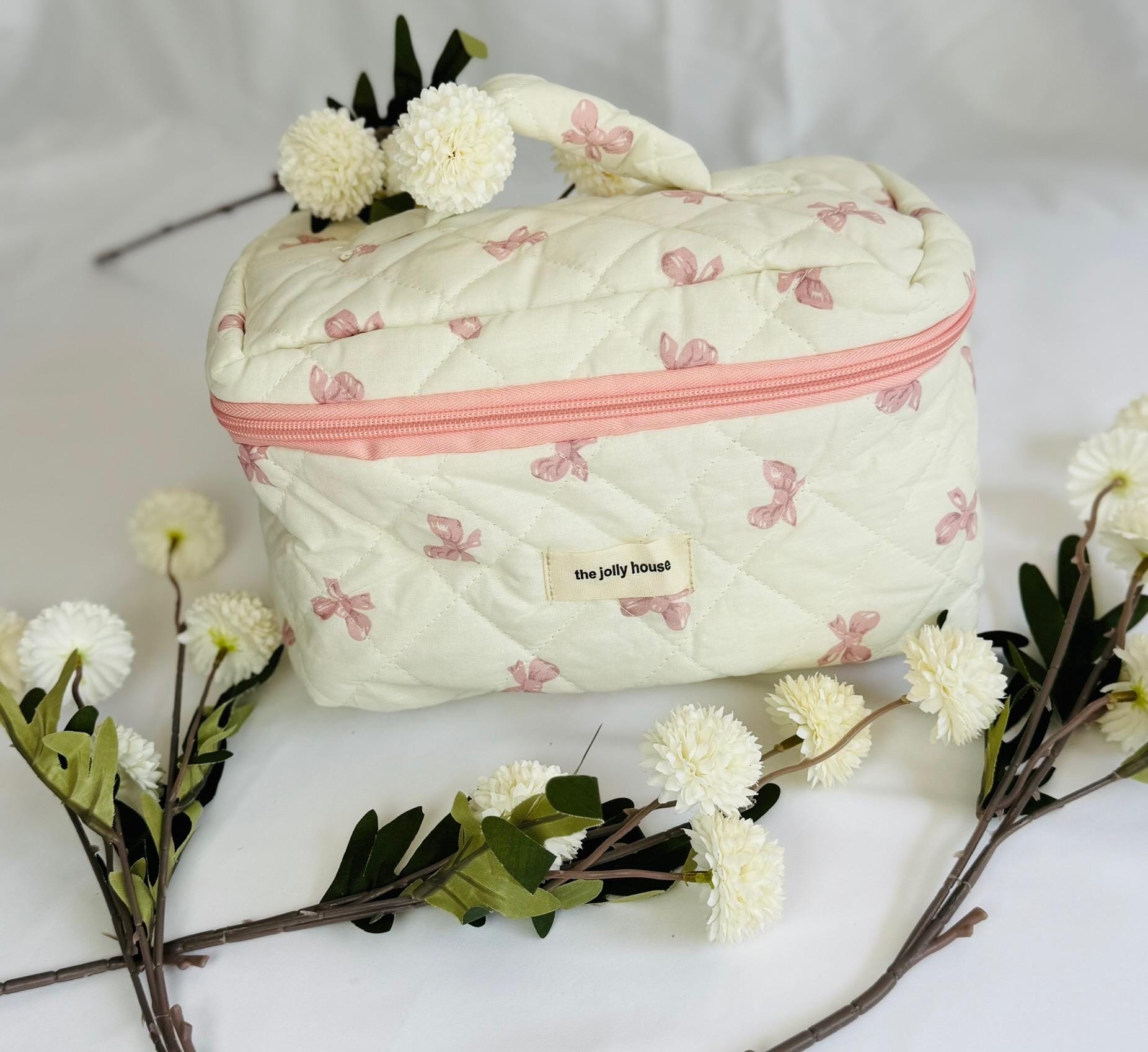Blush Pink Spa & Beauty Gift Box – Complete Self-Care Set with Travel Bag