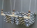 Twin Babies Fabric Swing.  Double Indoor/Outdoor Baby/Todler Swing with a Pillow